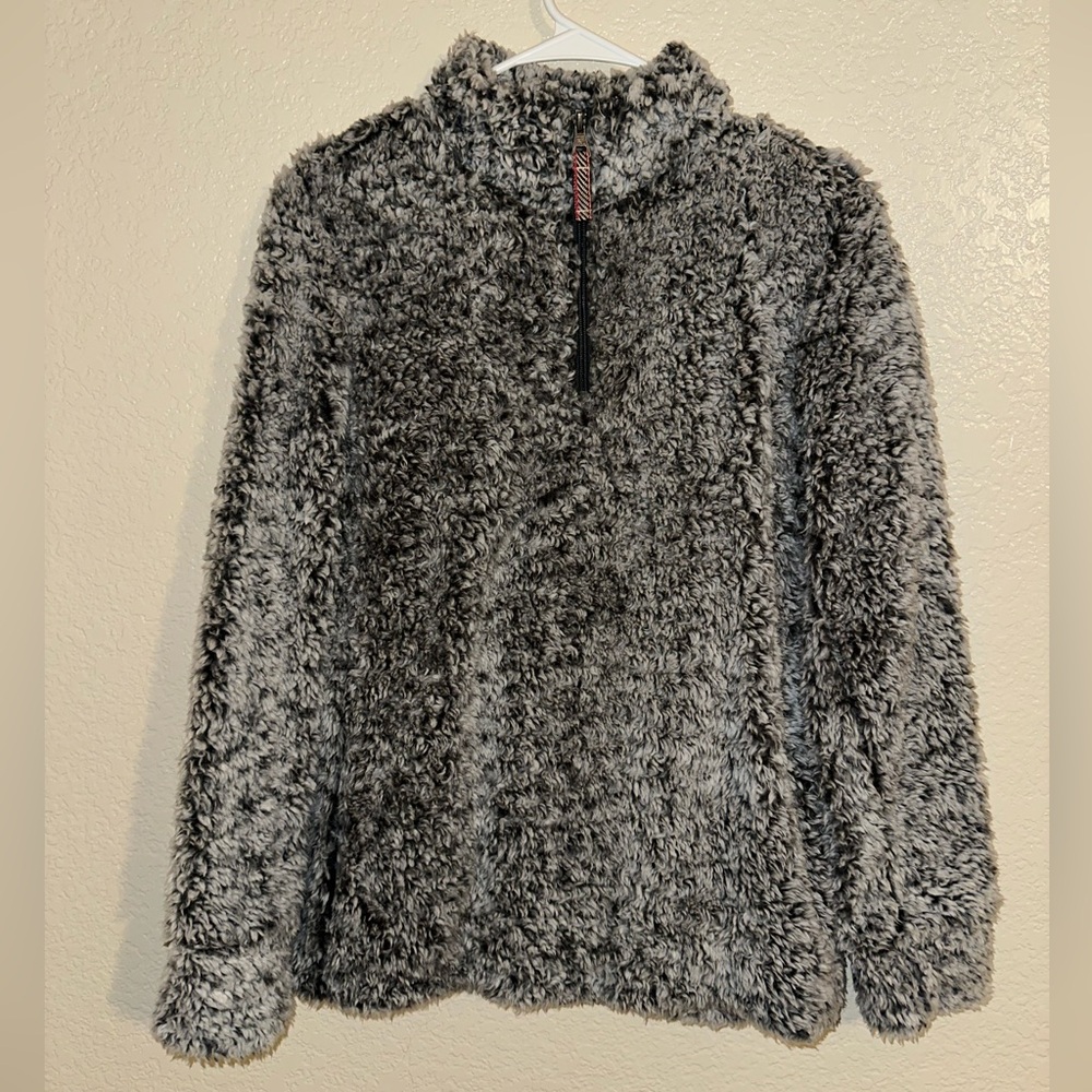Weatherproof Vintage Gray Fleece Pullover